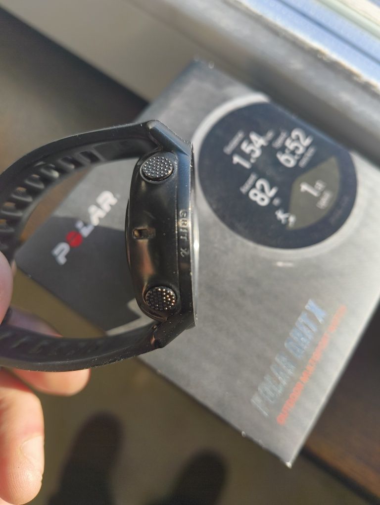 Polar Grit X Black Zegarek Outdoor sportowy kolarstwo rolki gps