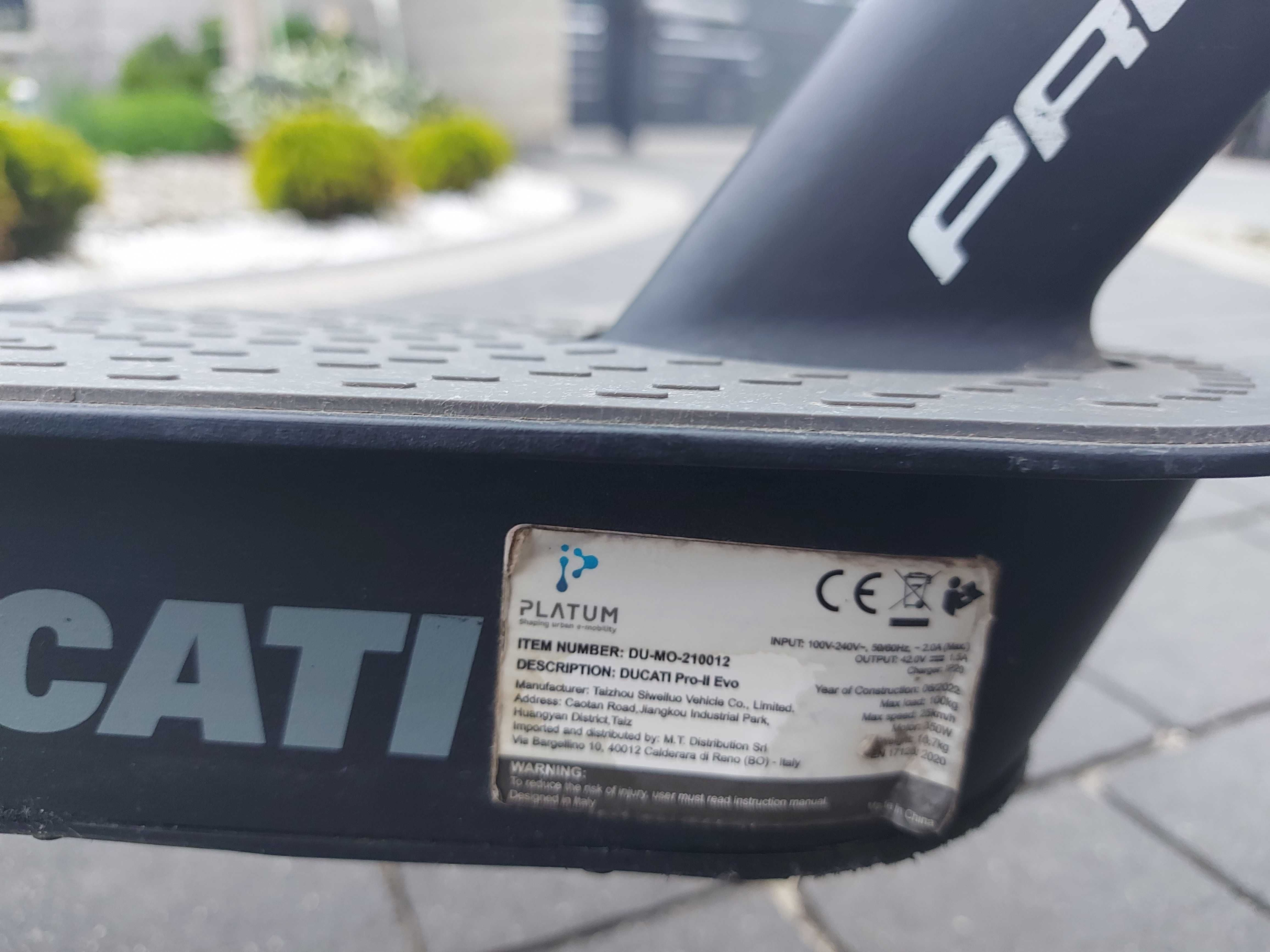 Hulajnoga Ducati Pro Evo II
