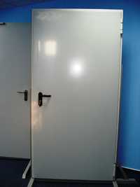 Drzwi Stalowe Techniczne malowane RAL7038 rozmiar 120 cm