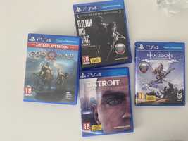 God of war, Detroit, Horizon, Last of us, ВСІ 4 ГРИ РАЗОМ PS4