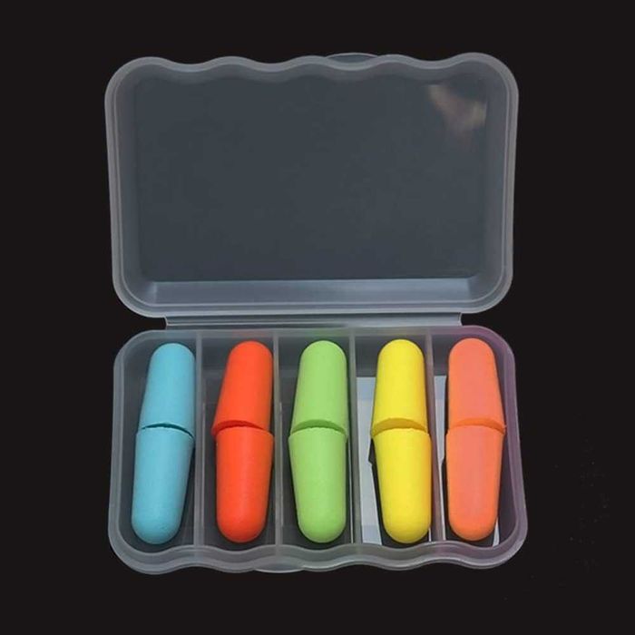 Zatyczki do uszu PIANKOWE opakowanie 5 sztuk Komplet 5 opakowań