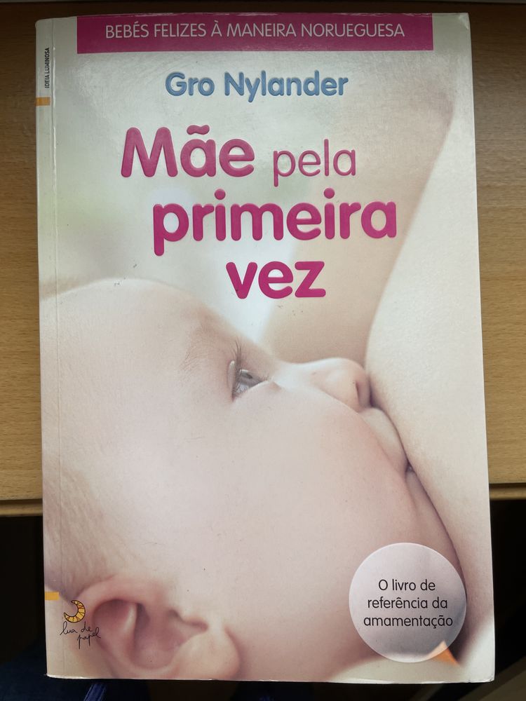 Livro puericultura “Mãe pela primeira vez” de Gro Nylander