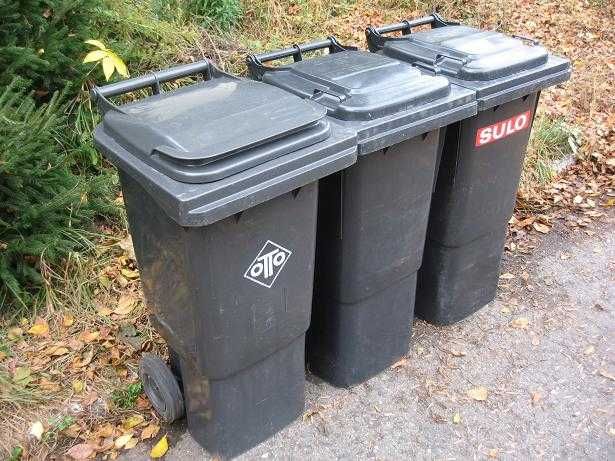 Używane pojemnik na odpady 60l grafit  kosze na śmieci darmowa dostawa