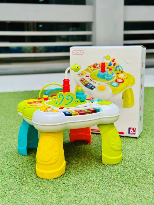 Інтерактивний розвиваючий столик (піаніно, човен, рухомі деталі)