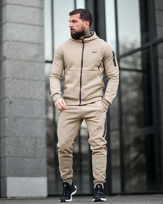 Зимній чоловічий спортивний костюм ILUSION беж