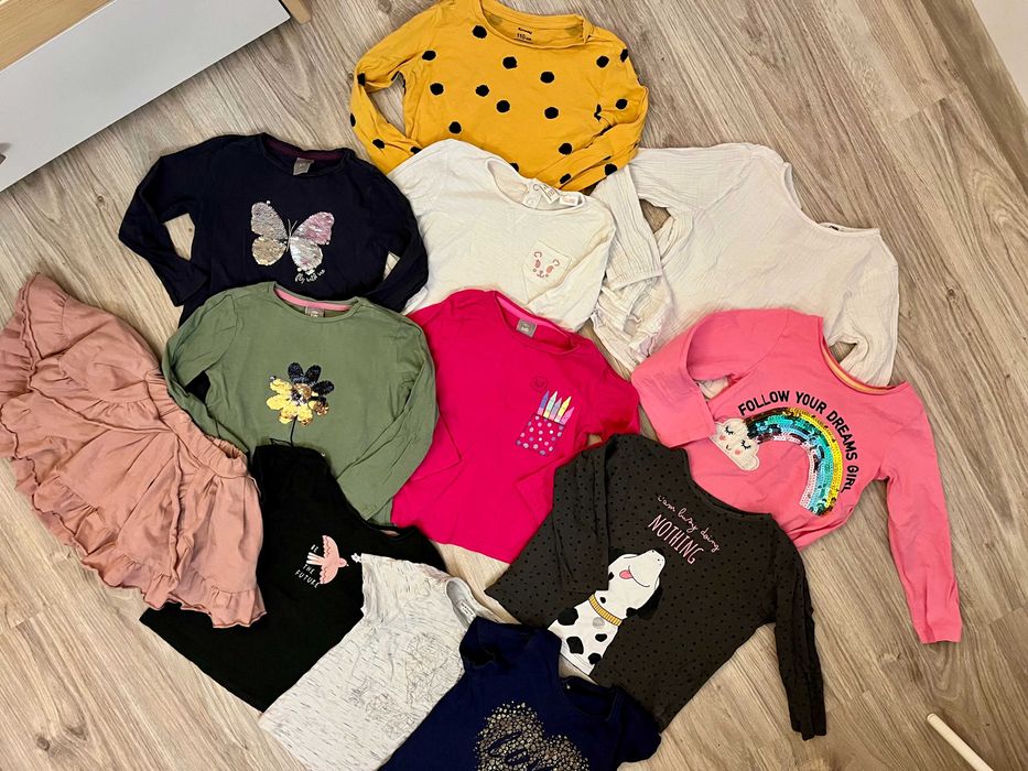 Mega paka dla dziewczynki 104 na jesień zimę okazja! 29 sztul