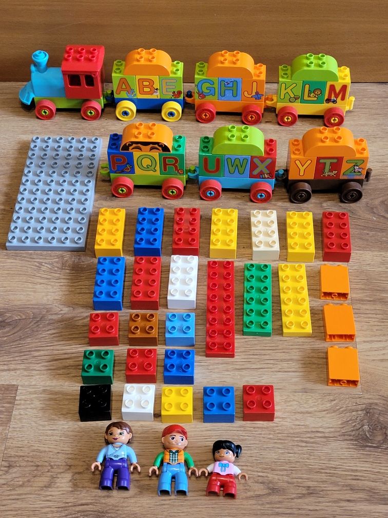 Klocki Lego Duplo,  Lokomotywa,  luźny zestaw,  zabawki