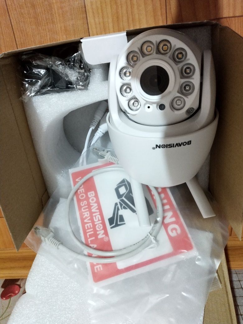 Wi-fi Ip, ptz camera Boavision, камера видеонаблюдения с питанием