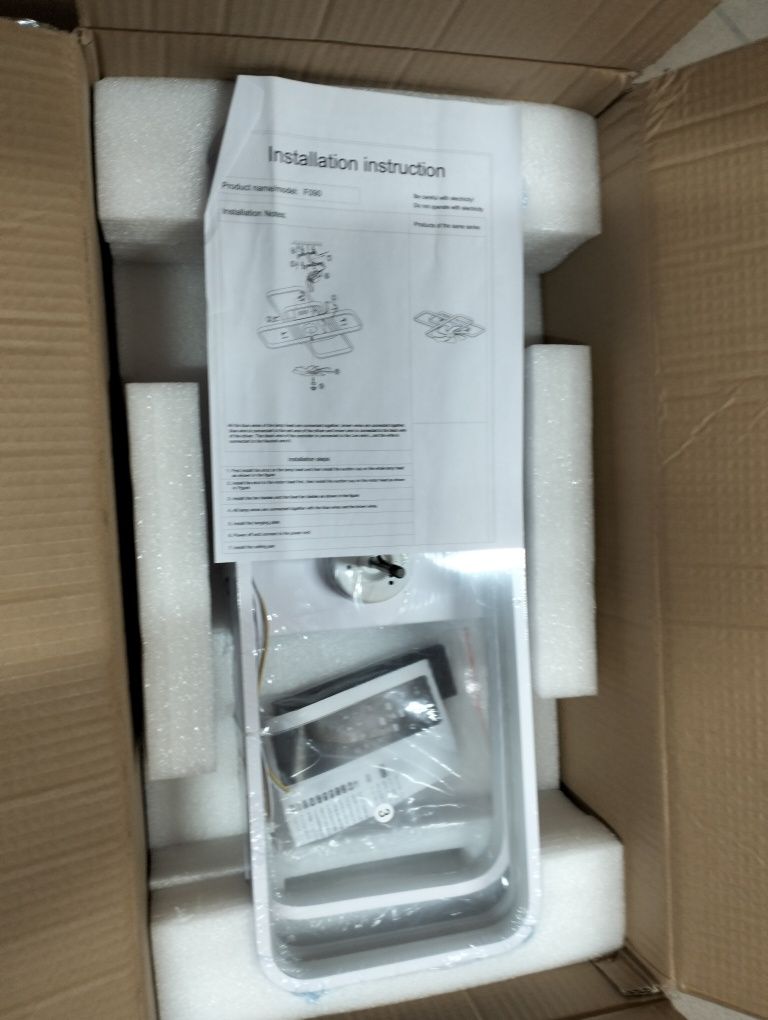 Wentylator sufitowy MiiR z oświetleniem LED 80 W z pilotem