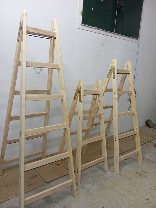 Drabiny drewniane malarskie