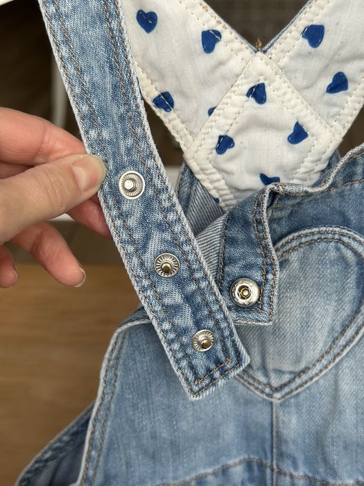 Комбінезон джинсовий H&M для дівчинки, 80 роз.