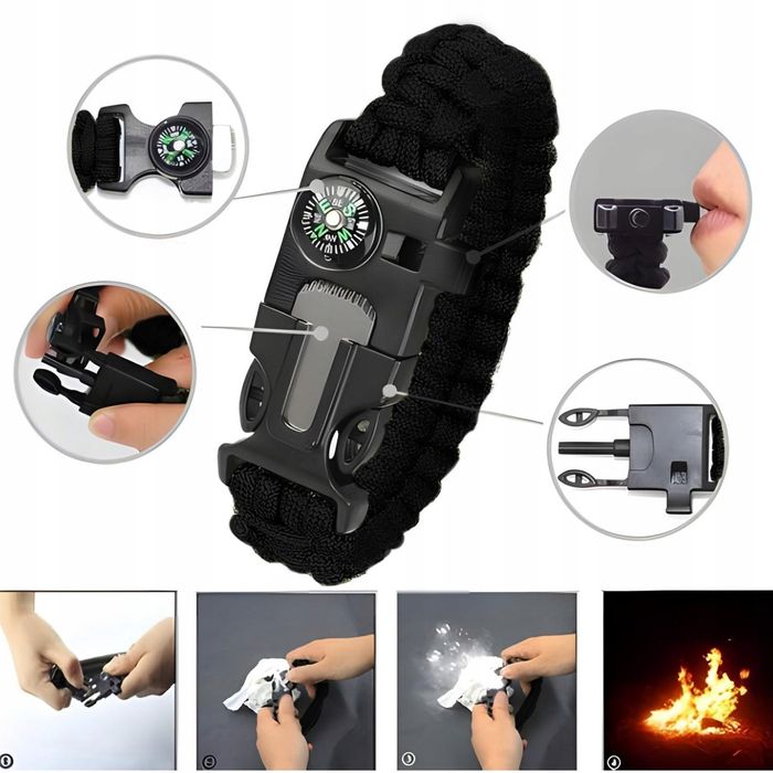 Największy zestaw wojskowy survivalowy 92w1 funkcje i elementy XXL