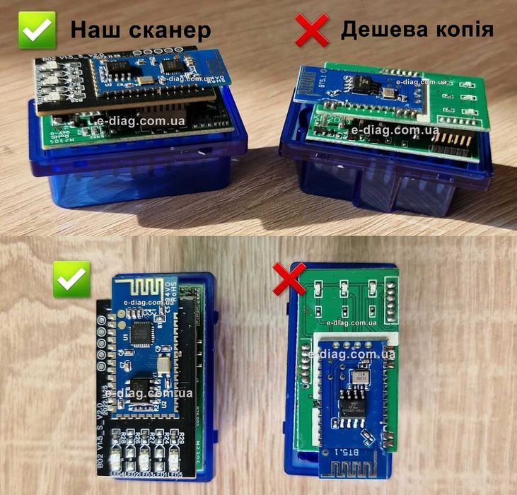 Найкращий ELM327 v1.5 ‼️ Чіп PIC18F25K80 ‼️ 2 плати Сканер ELM327