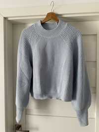Blekitny sweter reserved baby blue