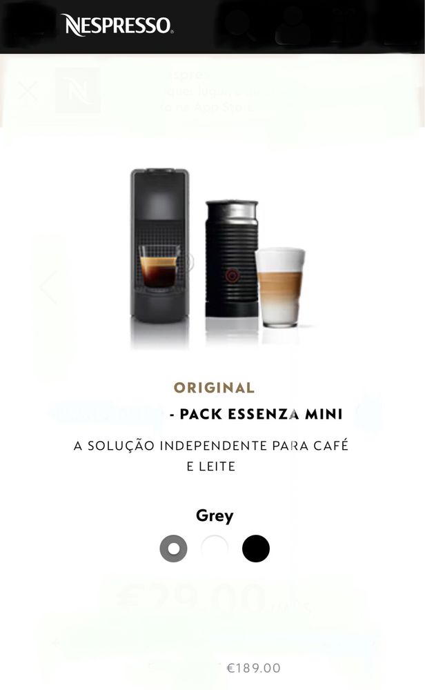 Conjunto Nespresso