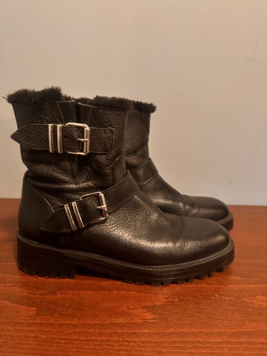 Botki czarne Zara 37
