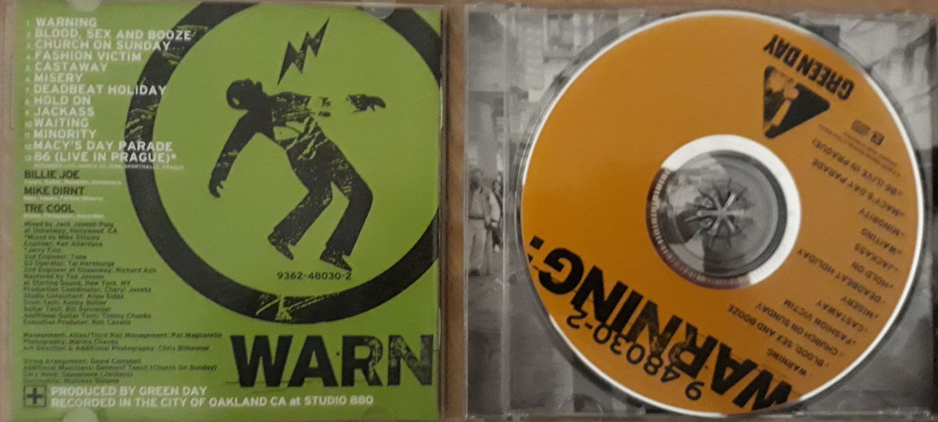 CD Green Day - Warning