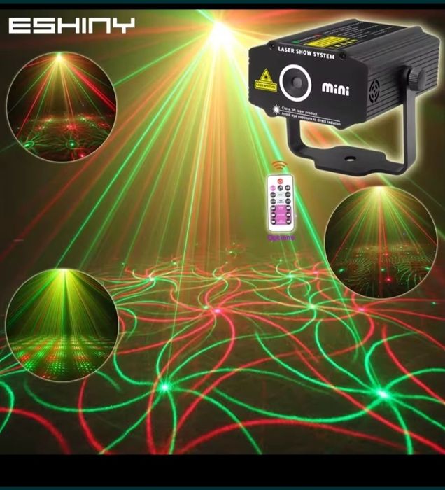 Світломузика, лазерний проектор