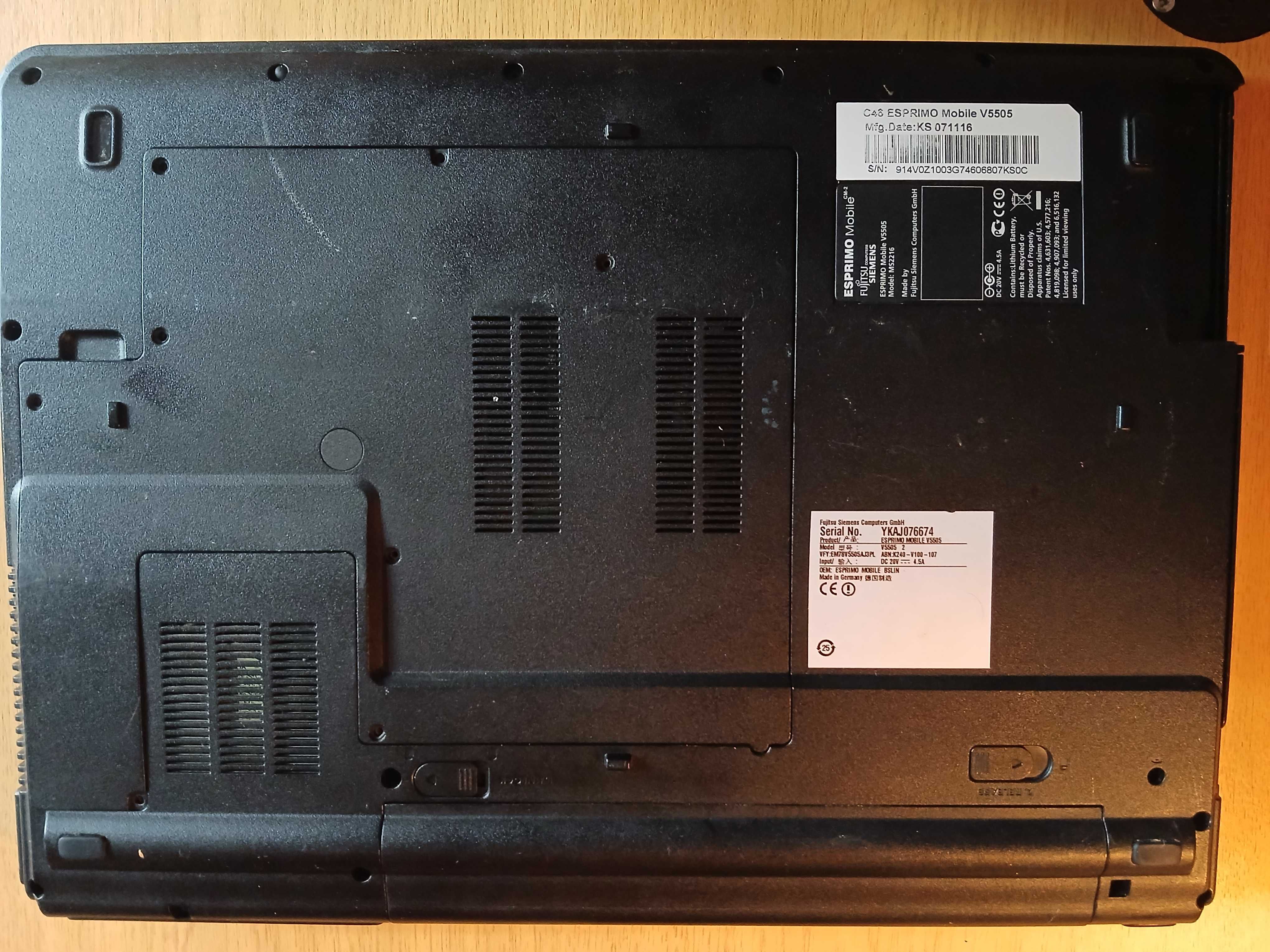 Laptop Fujitsu Siemens Esprimo