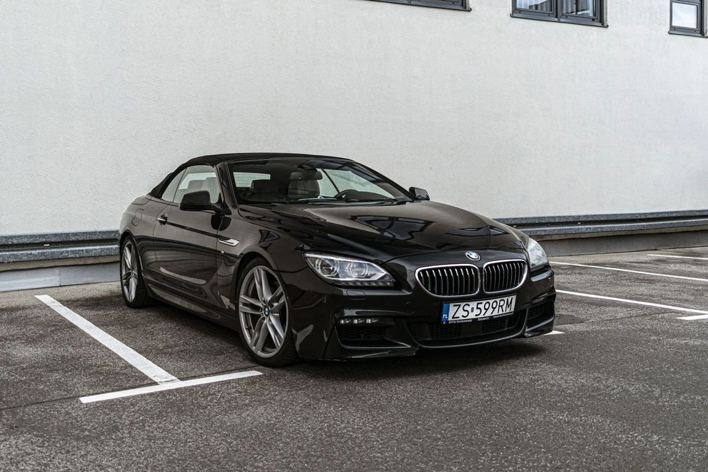 BMW Seria 6 BMW 640xD cabrio, super stan, m-pakiet, full opcja, po serwisie