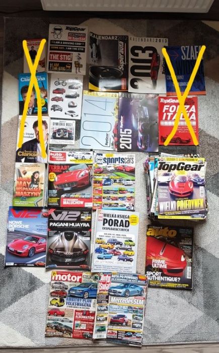 Magazyn Top Gear (34 numery) + kalendarze (12-15r.) + inne czasopisma