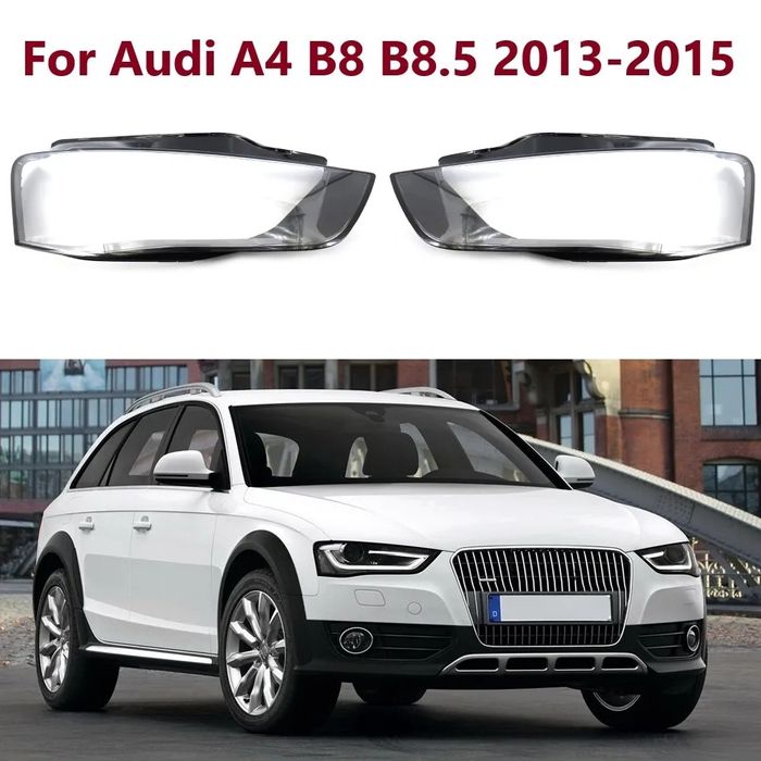 Vidro capa lente farol ótica Audi A4 B8 B8.5