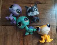 Littlest pet shop, LPS, duże 3 figurki.