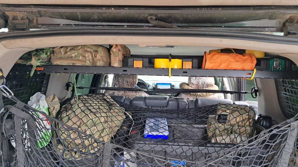 Nissan Pathfinder Органайзер в багажник Полиця Молле решітки на вікна