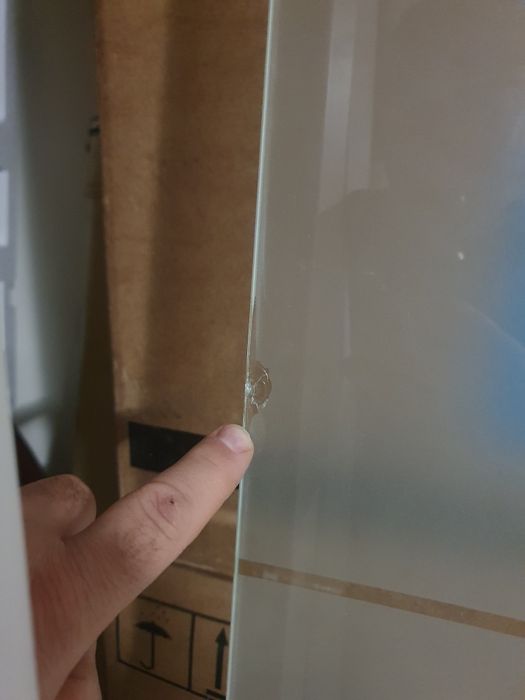 Drzwi szklane do przedpokoju łazienki