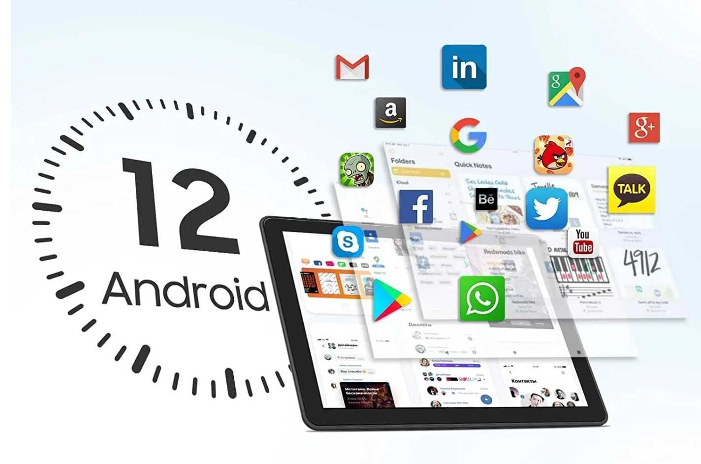 Tablet Biz-Tech 14.1 cala 2xSIM 4G 12/256GB WiFi Android 12 IPS FHD