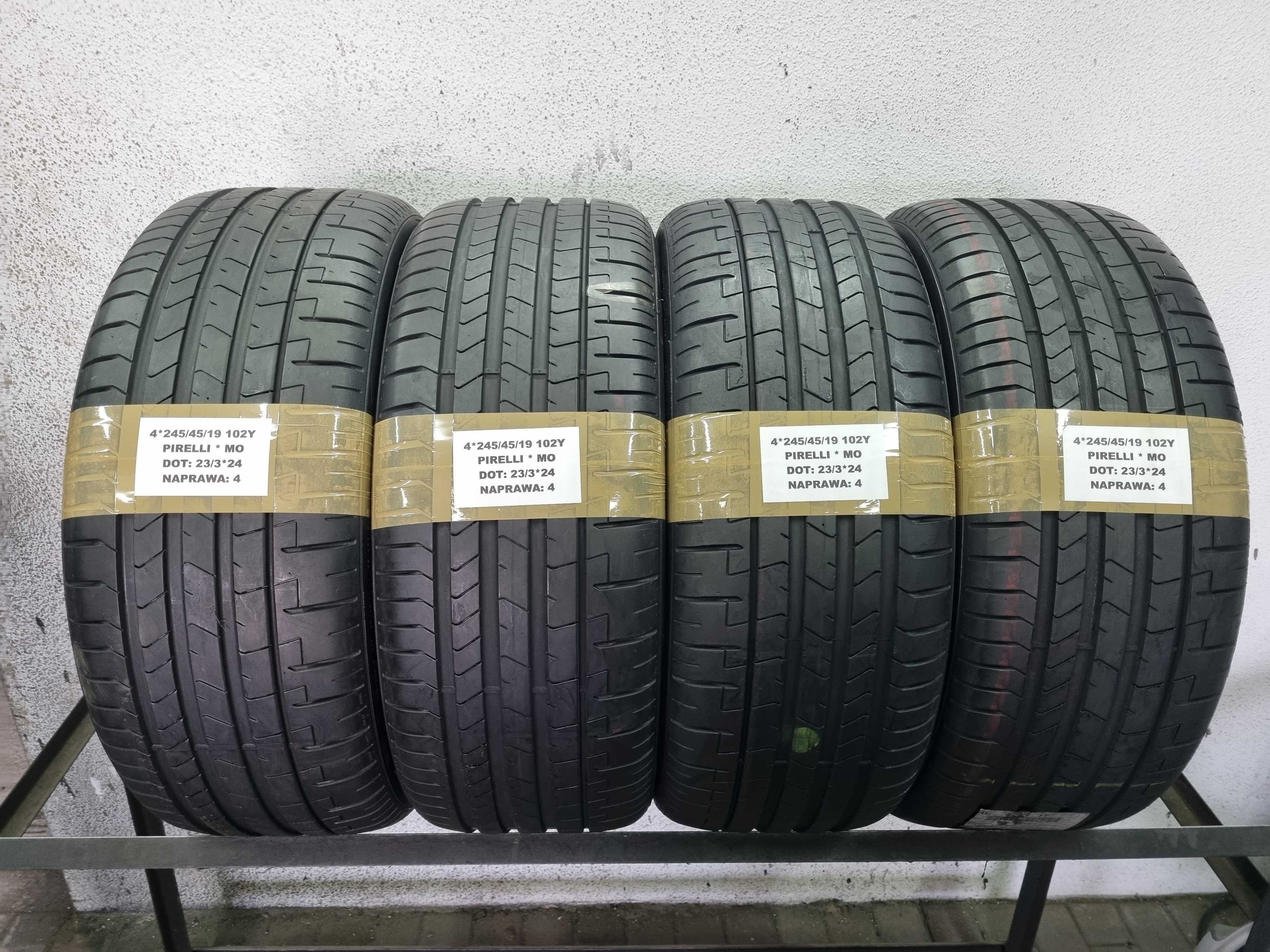 245/45/19 102Y Pirelli P Zero PZ4 *MO KOMPLET MONTAŻ WYSYŁKA
