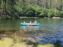 Canoa kayak caiaque insuflável 2 adultos + 1 criança