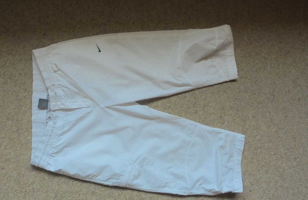 Spodnie sportowe 3/4 Nike białe