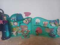 Littlest Pet Shop domek z windą + 12 figurek