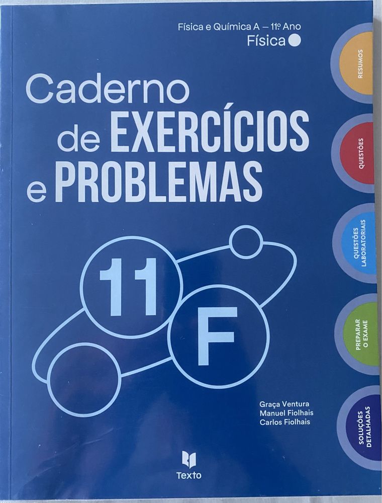 Cadernos de exercicios de Fisica A  - 11. Ano