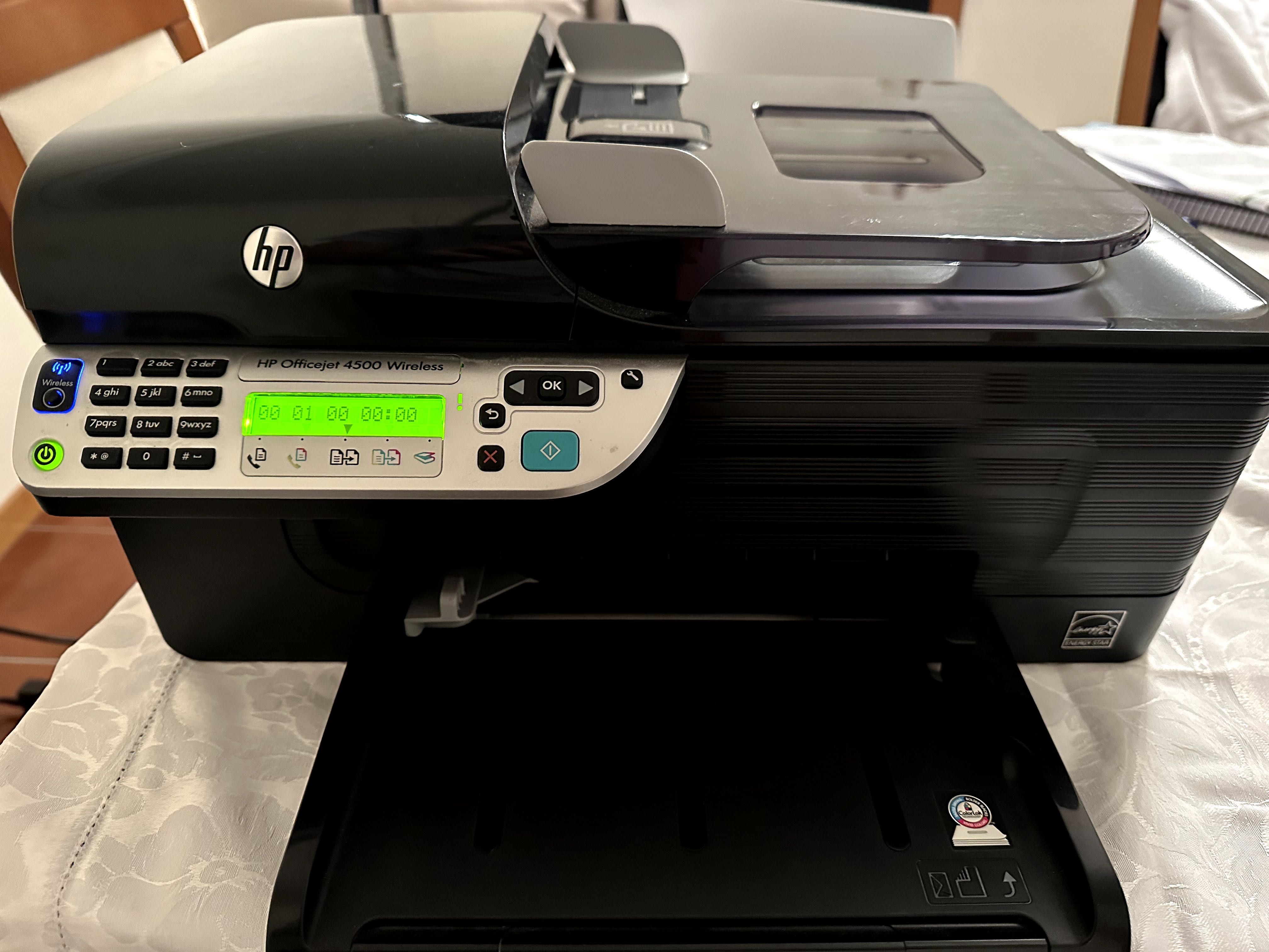 Impressora HP Officejet 4500 Wireless C/Tinteiros