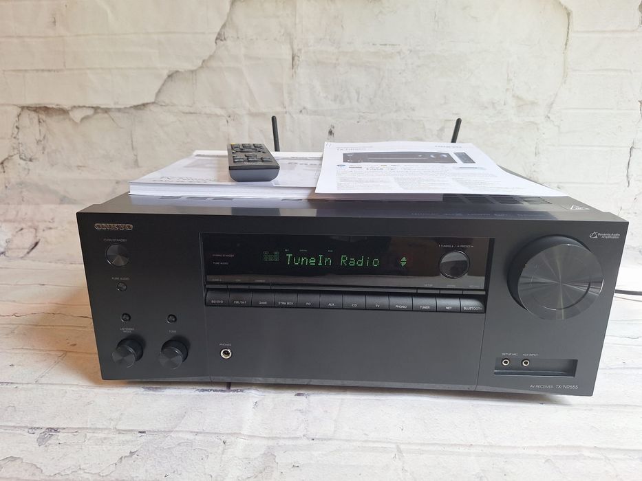 7.2 Onkyo TX-NR555 Wi-Fi BT  Atmos Vision Spotify net radio