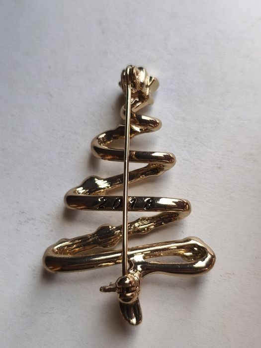 Брошь Новогодняя ёлка. Франция