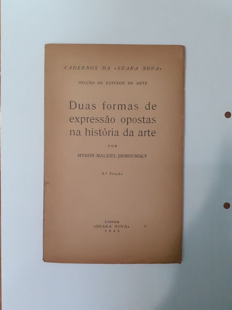 Seara Nova, duas formas de expressão opostas na história da arte