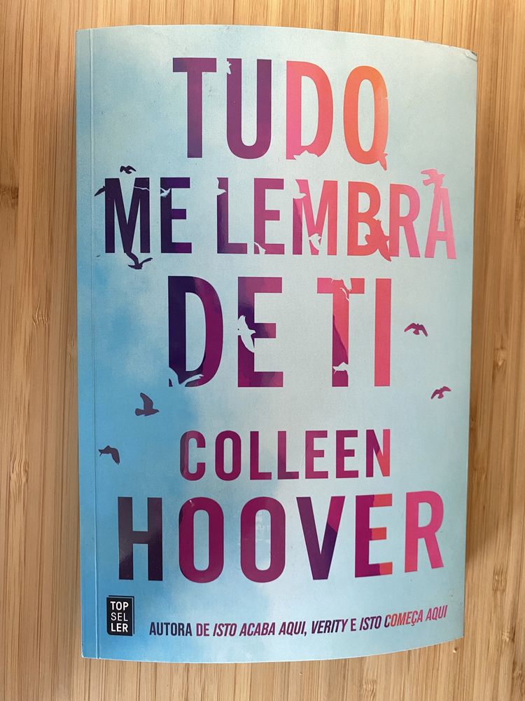 Livro “Tudo me lembra de ti” de Colleen Hoover