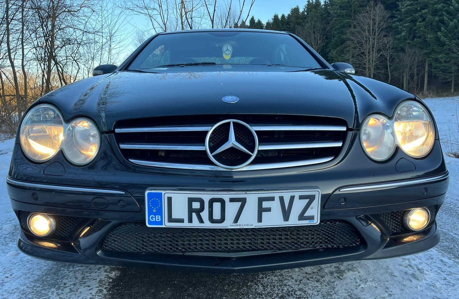 Maska, Zderzak Blotniki, Pas Mercedes CLK W209 Lift AMG nr Lak 197