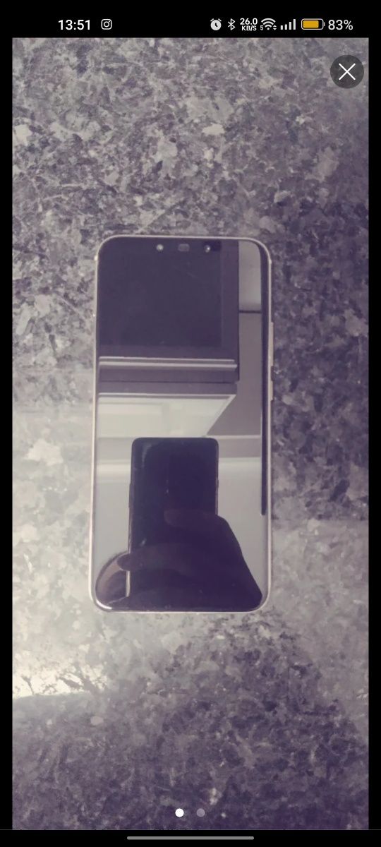 Huawei P20 Lite Silver - Ecrã Queimado