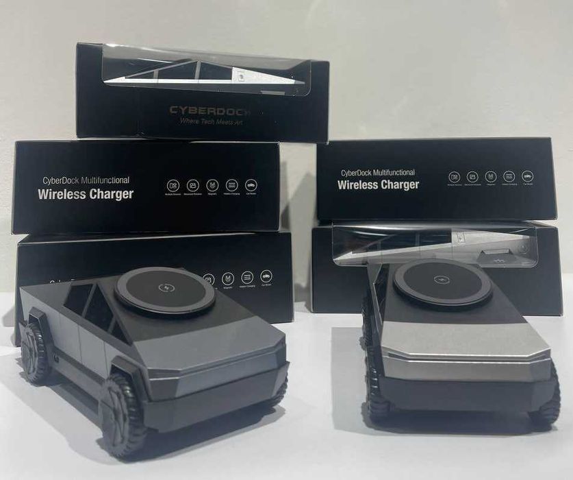 Бездротова зарядка CyberDoc для телефону, смарт-годинника, навушників
