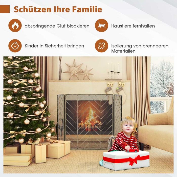 Siatka przeciwogniowa przeciwsikrowa z mocną wytrzymałą ramą komink