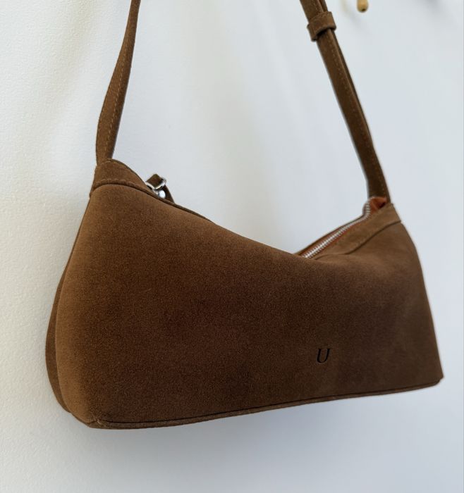 Нова замшева сумка сумка замш nukot anny bag toffee