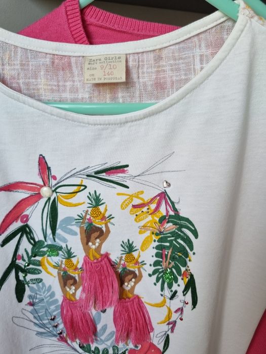 140 zara bluzka I sweterek