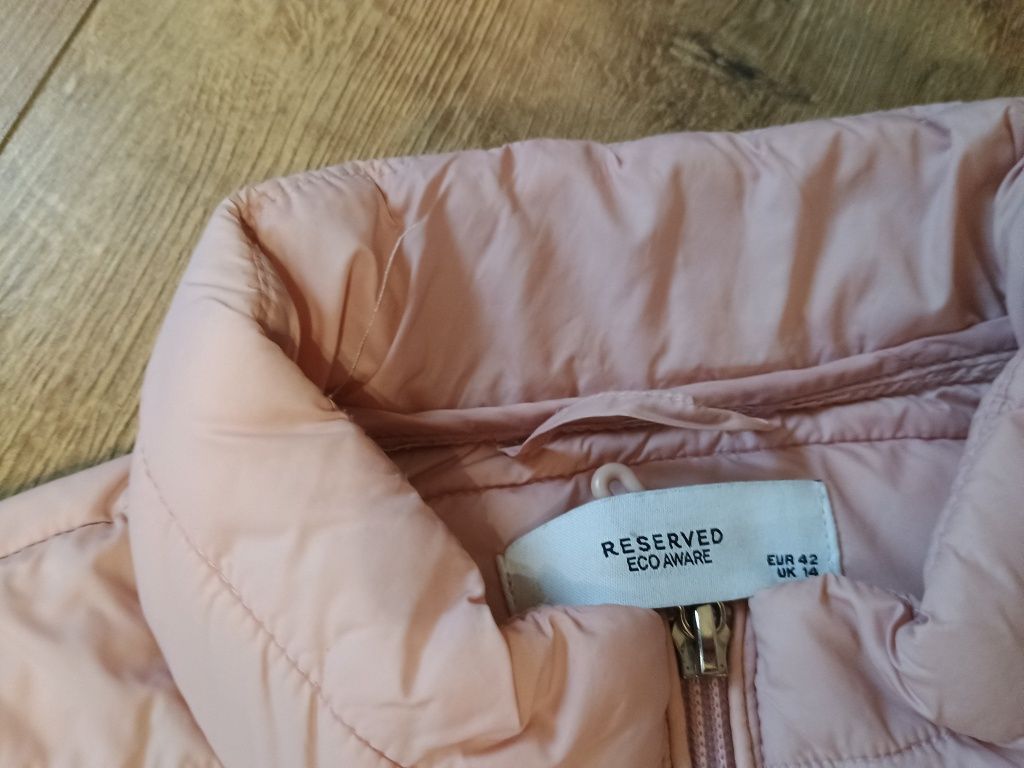 Kurtka pikowana pudrowy róż r 40 L reserved