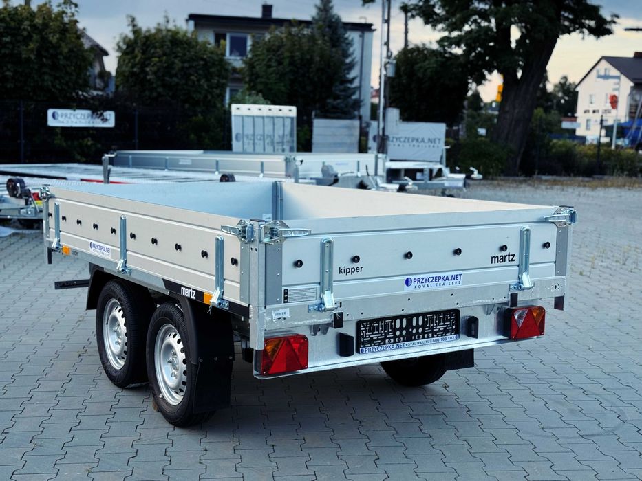 MARTZ KIPPER 250/2 S 0,75T Przyczepa kiper wywrotka Przyczepka 2 osie