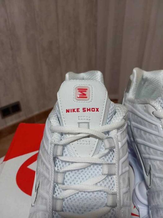 " koszykówki " Nike Shox TL White Metallic Silver Rozmiar 42