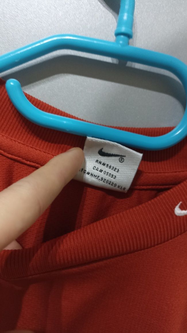 Koszulka męska czerwona sportowa Nike